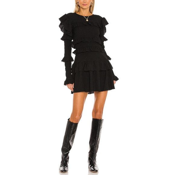 Tularosa 'Selma' Black Polyester Dress Size S - Picture 1 of 4